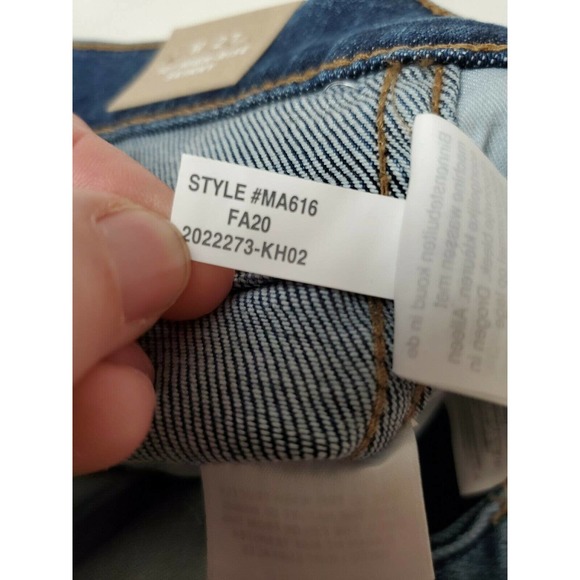 Madewell Women's 10" High-Rise Skinny Jeans in Wendover Wash Size 27 MA616 - Picture 6 of 12